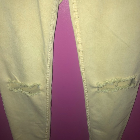 YELLOW FREE PEOPLE JEANS- brand new - Picture 4 of 4